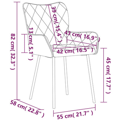 Esszimmerstühle 2 Stk.  Stoff