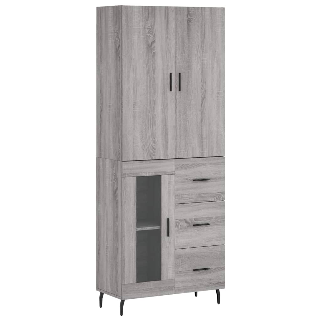 Highboard  Sonoma 69,5x34x180 cm Holzwerkstoff