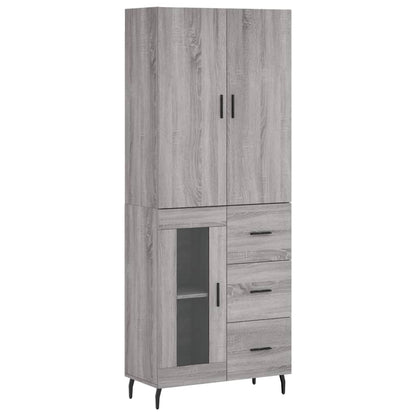 Highboard  Sonoma 69,5x34x180 cm Holzwerkstoff