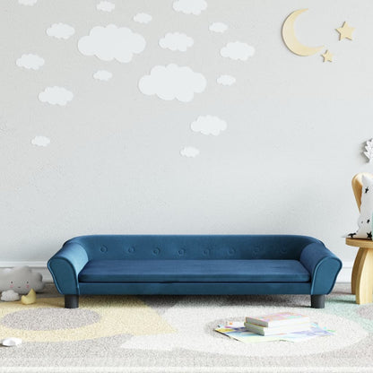 Kindersofa  100x50x26 cm Samt