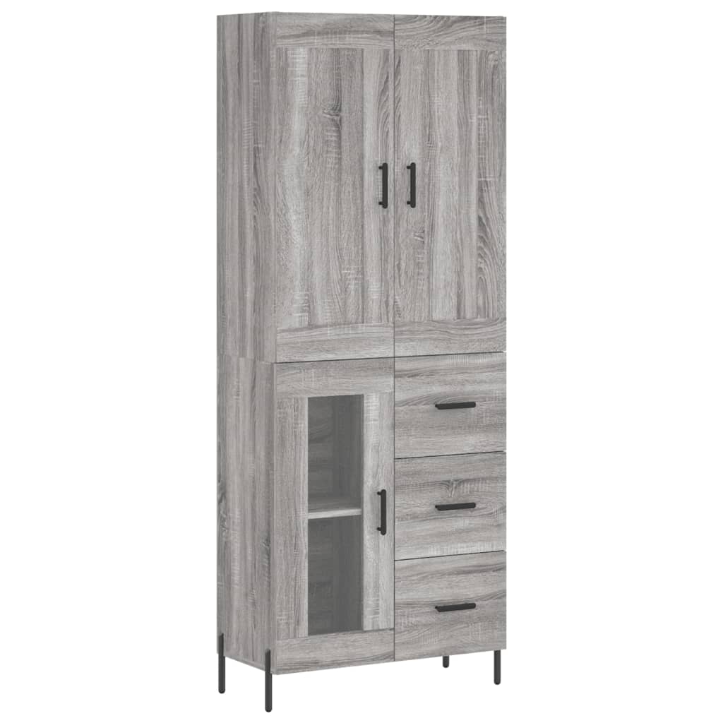 Highboard  Sonoma 69,5x34x180 cm Holzwerkstoff