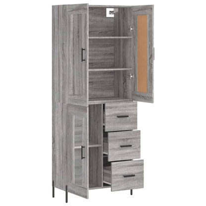 Highboard  Sonoma 69,5x34x180 cm Holzwerkstoff