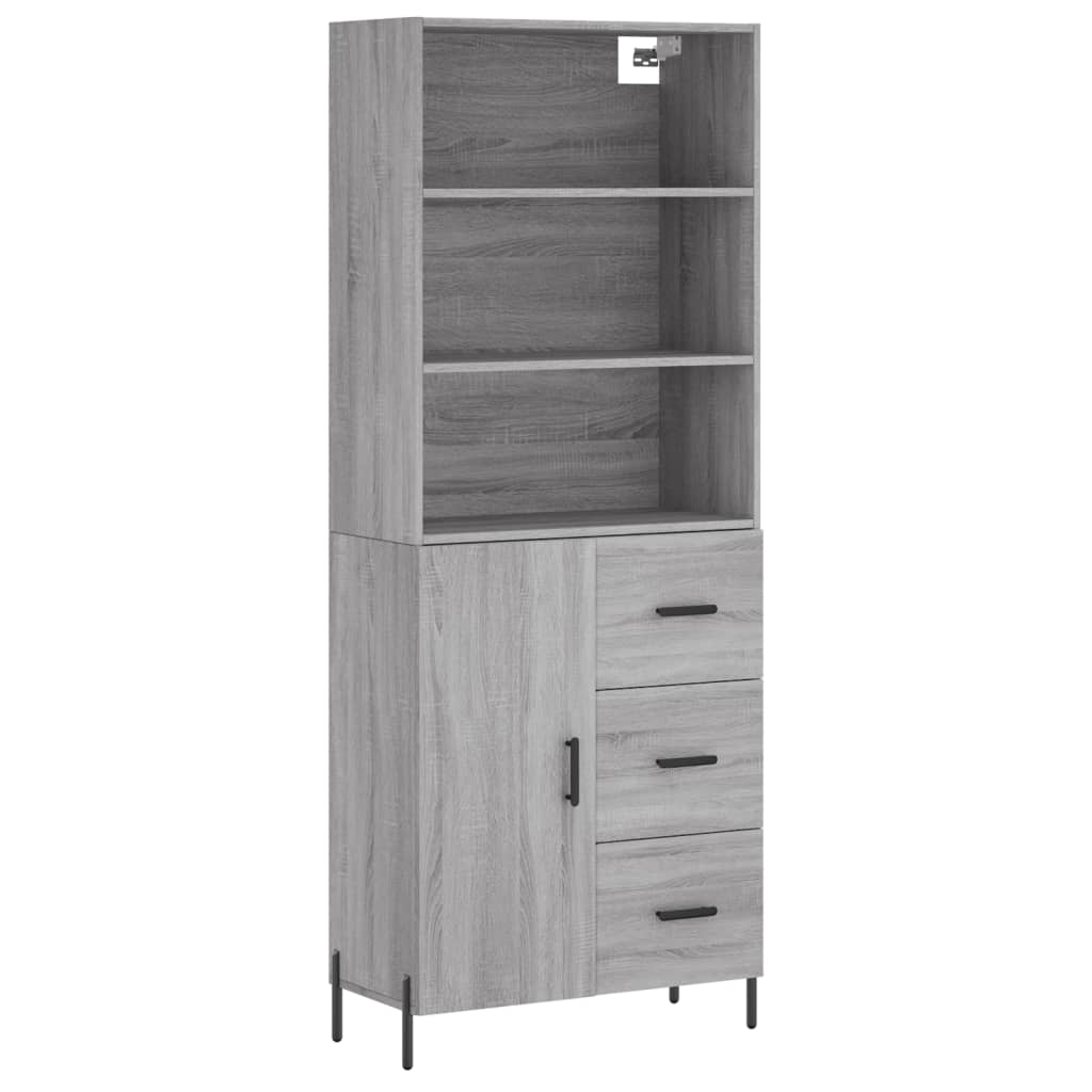 Highboard  Sonoma 69,5x34x180 cm Holzwerkstoff