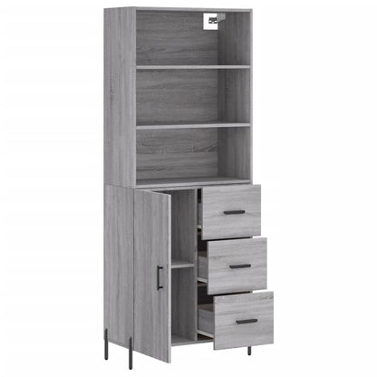 Highboard  Sonoma 69,5x34x180 cm Holzwerkstoff