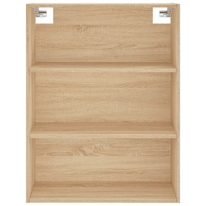 Highboard Sonoma-Eiche 69,5x34x180 cm Holzwerkstoff