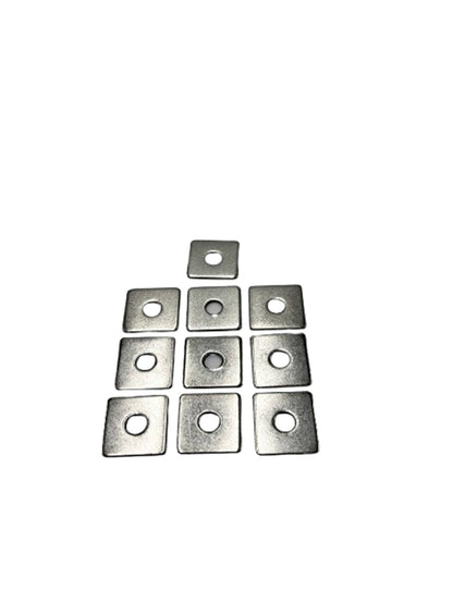 10x Halteplatte Befestigung Doppelstabmatte Klemmplatte Mattenhalter Edelstahl